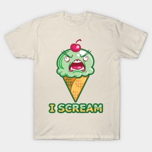 I SCREAM ~ Pistachio/Mint T-Shirt